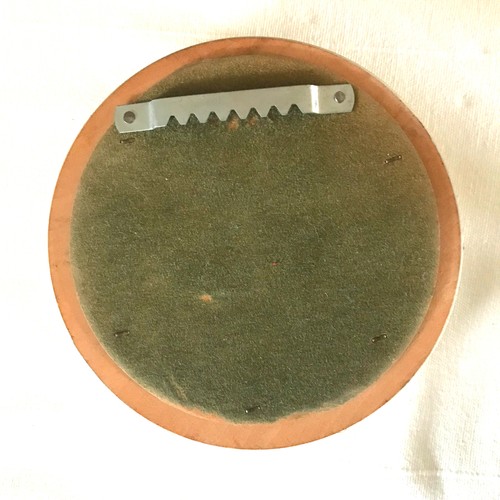 3,5" Vintage kleines rundes Portrait junges Mädchen Fotograf französisches Thema - Bild 4 von 4