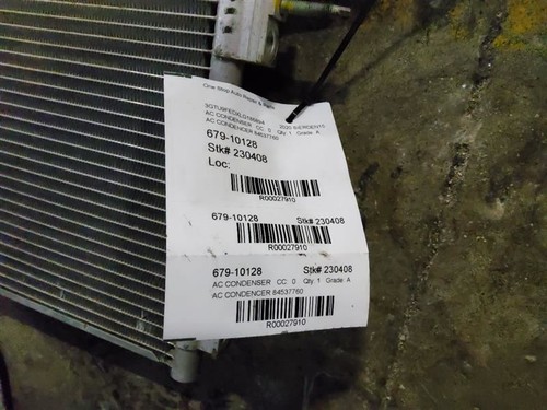 2019 2020 2021, GMC Sierra Denali 1500, AC Condenser New Style, PN: 84537760 - Picture 5 of 5