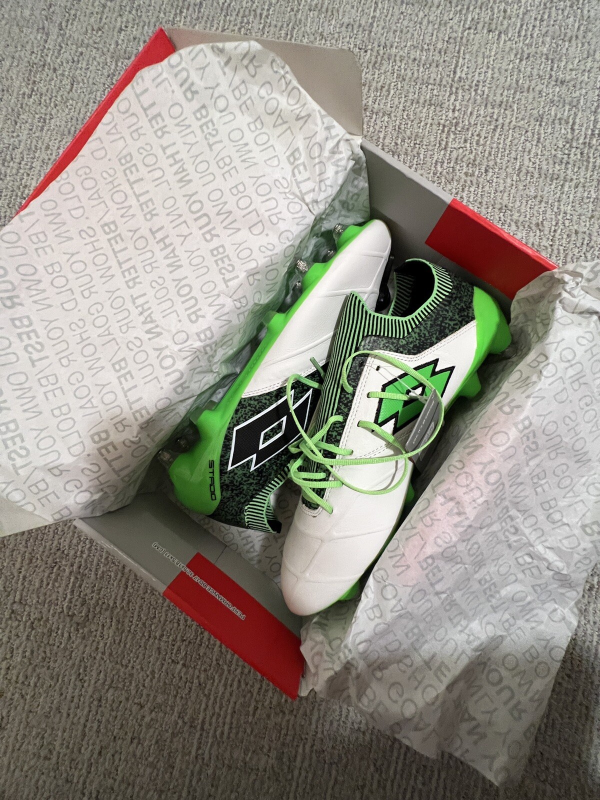 Lotto STADIO 100 II SG nuovo in scatola K in pelle