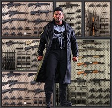 1/6 Armory Backdrop 15"x15" - For 1/6 Gangsters Kingdom Keanu Punisher Figures