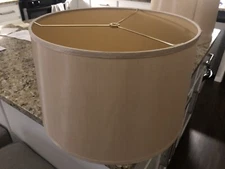 Drum Lampshades, 10H X W15, Pair, Vtg, Lite Source
