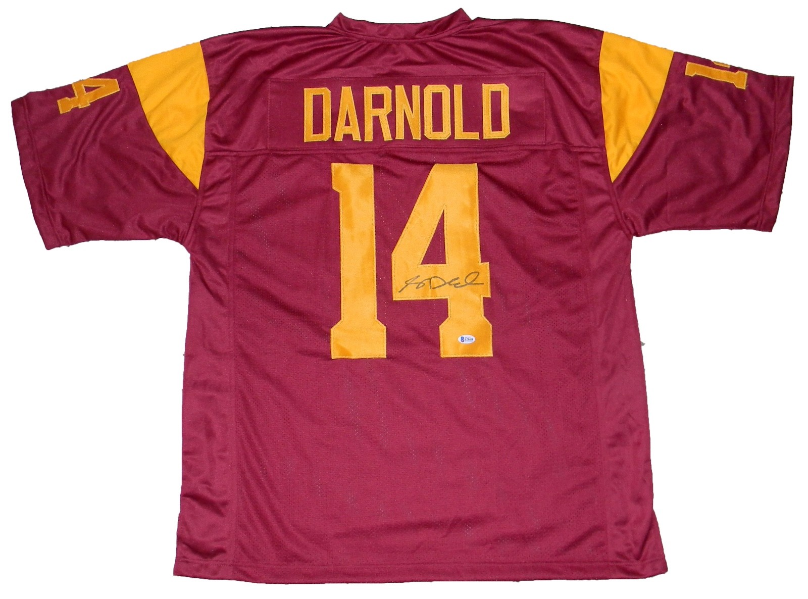 Sam Darnold Autographed Signed USC Trojans #14 JERSEY BECKETT 