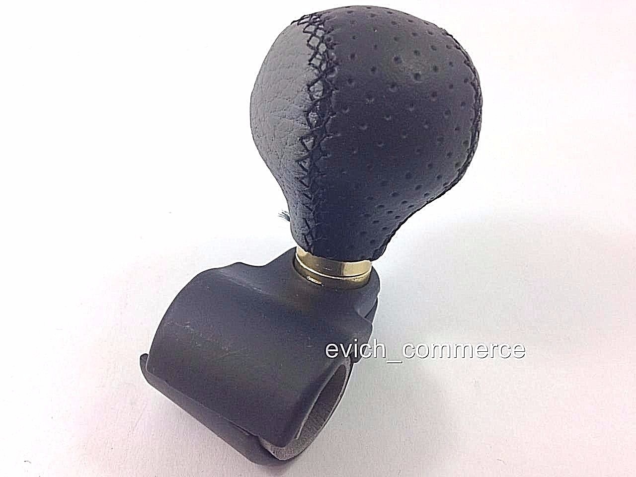 Leather Steering Wheel Handle Assister Knob Spinner Bаll Van Bus Lorry