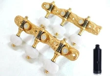 1/18 Classical Guitar machine head tuner Gold surface, free friction 101SG-AW S4