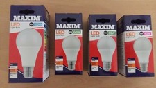 Maxim LED GLS Bulbs 6w 10w 13w BC B22 ES E27 Warm White 2700K  40w 60w 100w