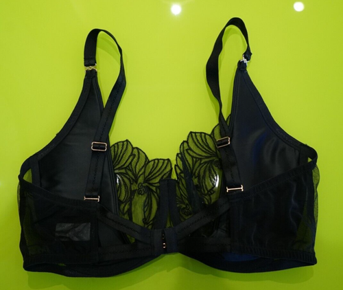 Gossard VIP Lavish Uplifting Balconette Black Bra Underwired 38E - Picture 18 of 22