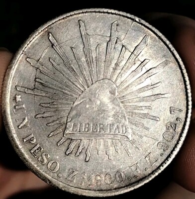 1900 Zs Fz México Peso MAJOR Die Cracks! Excellent Condition, Must