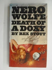 Death of a Doxy, Nero Wolfe, Rex Stout, Bantam Paperback, 1968