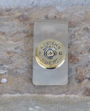 Rare Vintage Western Xpert 12 Gauge Shotgun Shell Bullet Money Clip 