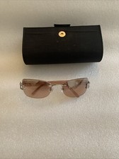 Daniel Swarovski Women  s Sunglasses With Crystals 23KT GP CE S554 Made Austria