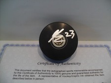 Jack Studnicka Autographed Signed Boston Bruins Puck COA - CLEARANCE PRICE!