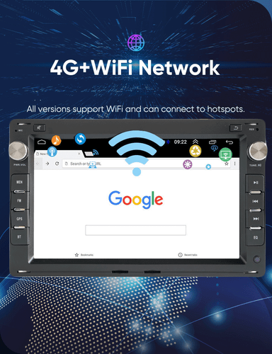 Autoradio CarPlay für VW Golf Mk4 Transporter T5 GPS Radio Sat Navigator WIFI BT - Bild 6 von 11