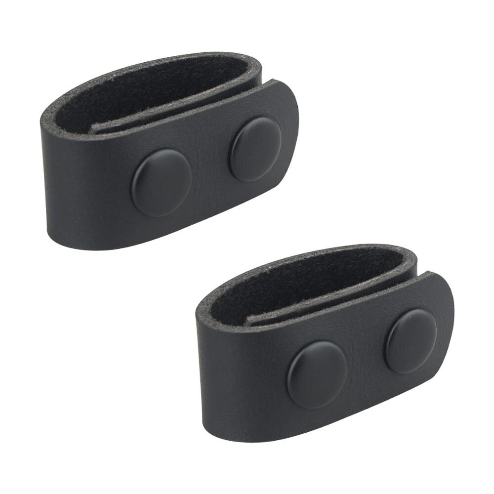 Kosibate 2 / 4pcs Leather Duty Belt Keeper Tactical Belt Buckle for 2–2 1/4 Inch