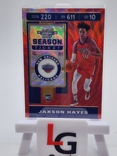 2019-20 Panini Contenders Optic Red Wave Season Ticket  Prizm #126 Jaxson Hayes