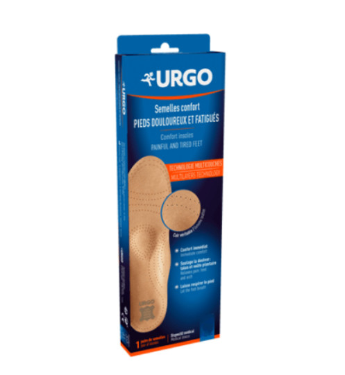 Pieds douloureux ? Les semelles confort URGO soulagent la fatigue