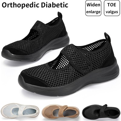 Women's Ortho Stretch Cushion Sneakers Orthopedic Diabetic Running Walking Shoes