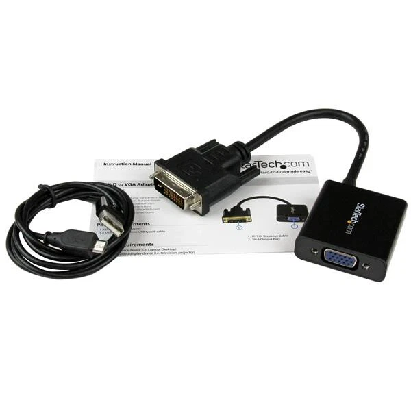 StarTech DVI-D zu VGA Active Adapter Konverterkabel - Bild 4 von 4