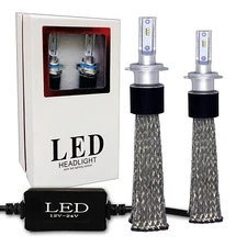 2x H7 LED Conversion Kit 60W Headlight Bulbs High Low Beam Fog Light 6000K White