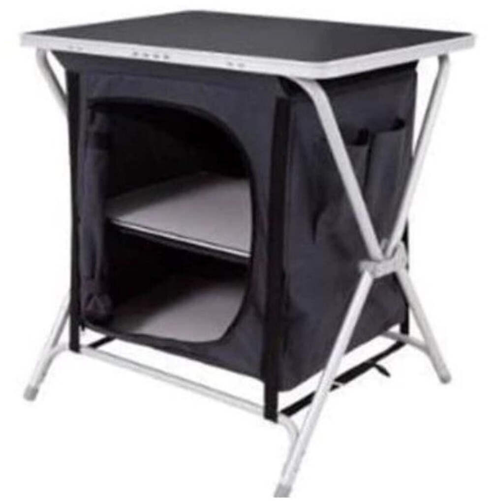 Via Mondo Small Camping / Caravan Awning Storage Cupboard Unit - Quick Folding