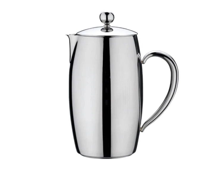 Bellux 6 Cup 0.8L Cafetiere, 18/10 Stainless Steel Mirror Finnish