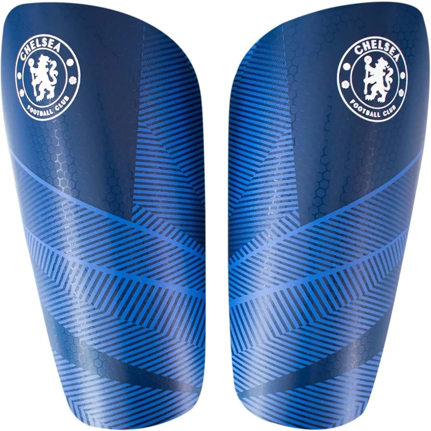 Chelsea FC Shin Pads Guards Protective Fuse Junior Football Official Licensed
