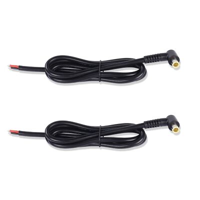 DC7909 Power Pigtails Cable 12V 90 Degree 7.9x5.5mm Male 3FT Bare Wire Solar