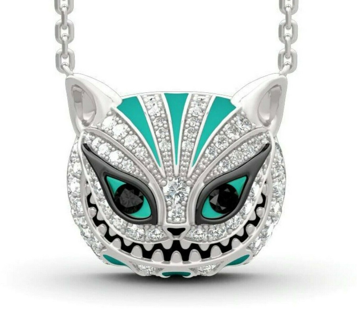 Alice in Wonderland CHESHIRE CAT Rhinestone Betsey Johnson Kitty