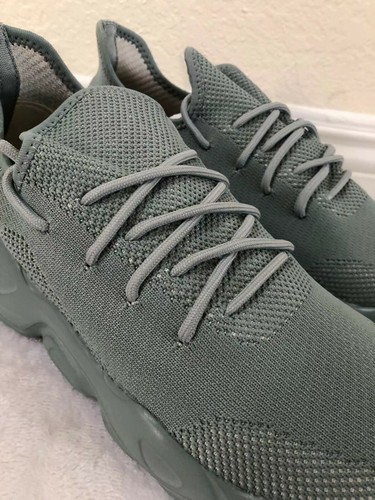 ASOS DESIGN Men's Knitted Runner Trainers With Chunky Sole in Green US SIZE 8 - Picture 6 of 12