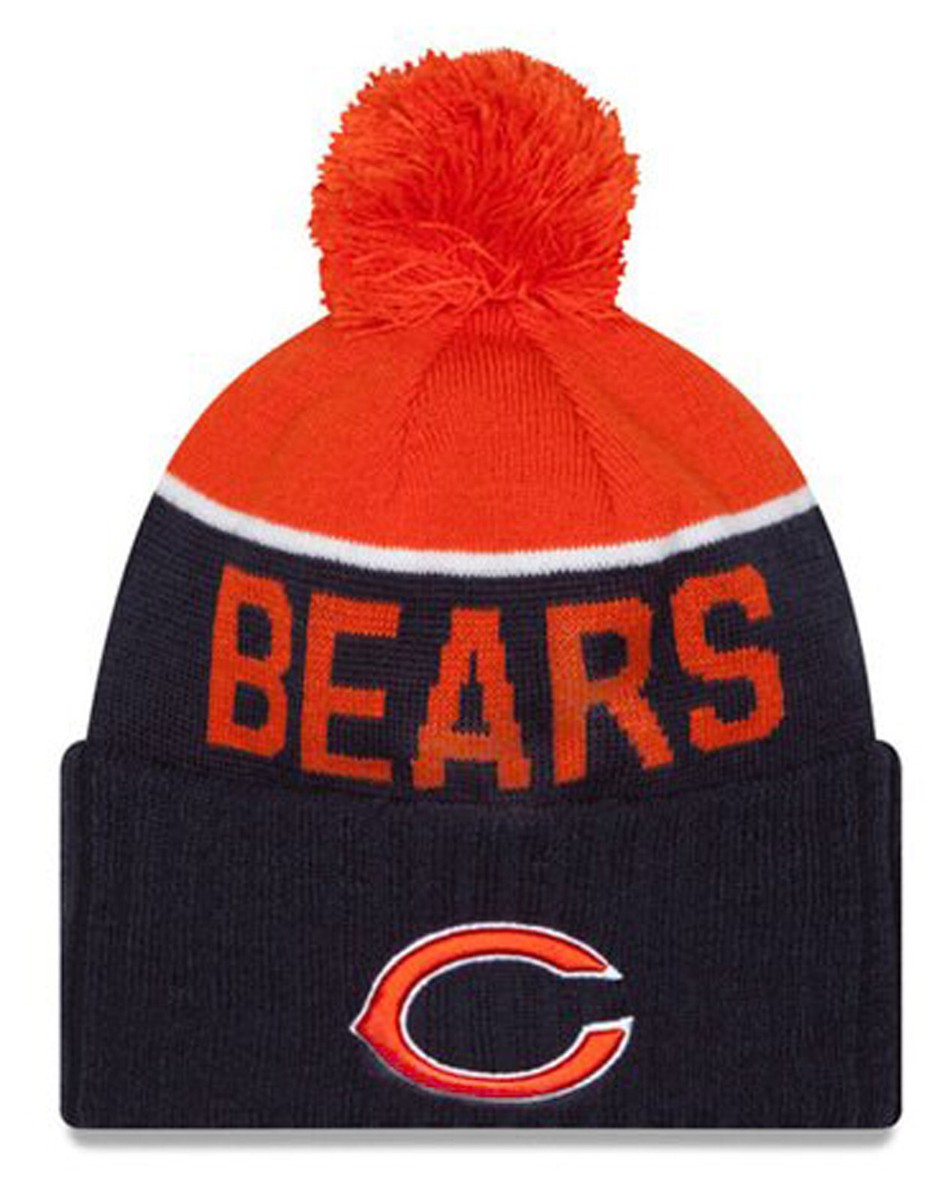 Chicago Bears New Era knit pom hat beanie NEW w/tags RARE NFL OnField Throwback $_57.JPG?set_id=880000500F main image 4