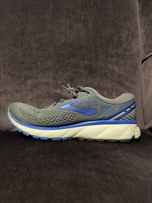 Brooks Mens Ghost 11 1102881D006 Gray Blue Running Shoes  display picture 1