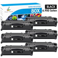 6 Pack CF280X High Yield BK Toner For HP LaserJet Pro 400 M401dn M401n M401dne