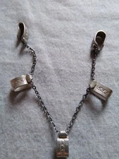 Antique 1930s Patent Glida Coin Purse Fastener Stringer.