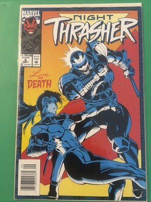 Marvel Comics Night Thrasher Issue #4 Nov 1993 Direct Edition NM+ Boarded 