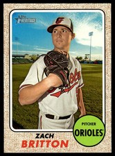 Zach Britton 2017 Topps Heritage #353 Baltimore Orioles 25613 Baseball Card