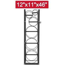 Refrigerant Tank Rack 3x30lbs Cylinder Tank Rack 12"x11"x46" Gas Cylinder Rack