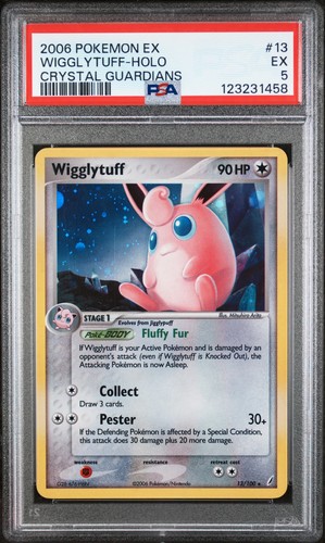 Wigglytuff graded PSA 5 for sale on eBay