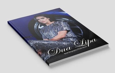Dua Lipa Brief Biography Photo Book in 2 versions soft/hardback
