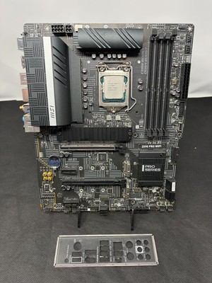 MSI Z590 PRO WIFI ATX Intel LGA1200 DDR4 WiFi M.2 MB, with i7 11700K Installed