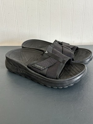 Vionic Rebound Recovery Slide Sandal Women 10 Men 8.5 Black  display picture 3