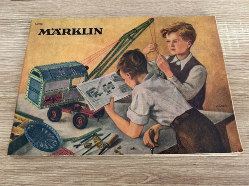 Märklin caja de construcción de metal cuaderno 14930 de 07.1965 H0 buen estado | Condition: Gut