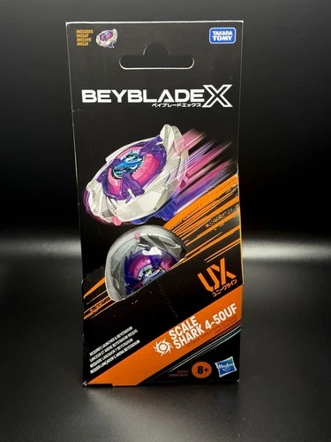 Scale Shark 4-50UF UX Takara TOMY Beyblade X 8+ Hasbro with Free Random Ratchet - product listing photo