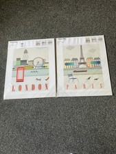 IKEA TRILLING Drucke x 3 New York London Paris 15 x 19 cm versiegelt