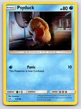 Psyduck 7/18 Common Detective Pikachu Pokemon Holo