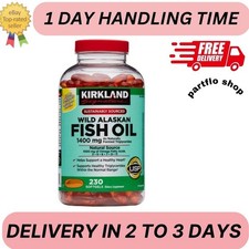 Kirkland Signature Wild Alaskan Fish Oil 1400 mg, 230 Softgels