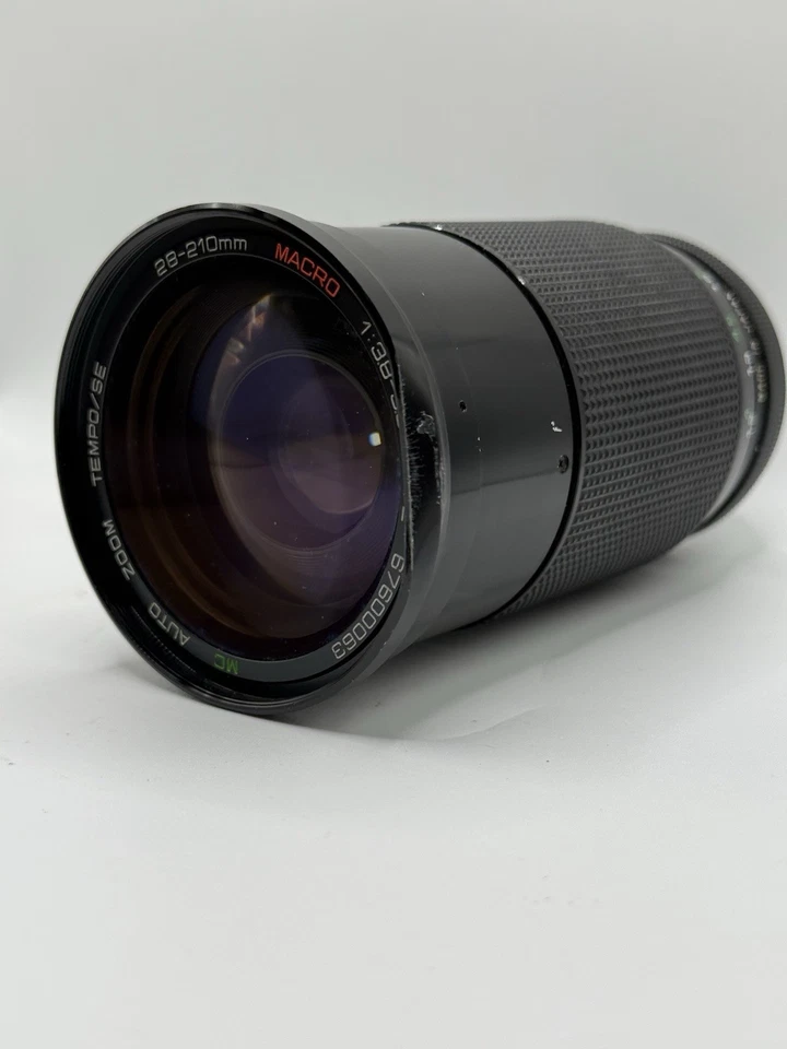tested tempo-se 28-210mm f/3.8-5.6 mc auto zoom macro lens bent ring ✔️✔️ - Image 3 of 4
