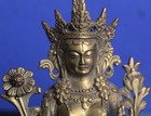 Old  Bronze Gilt Buddhism Vajrasattva Mahasattva Goddess Statue — photo 2