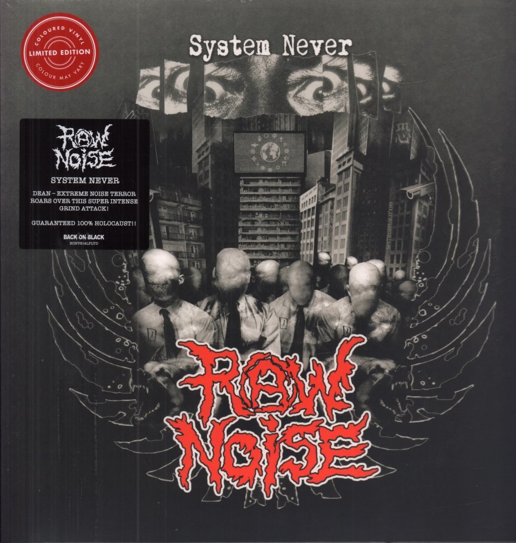 Raw Noise System Never LP vinyl UK Back On Black 2021 limited edition 12 track
