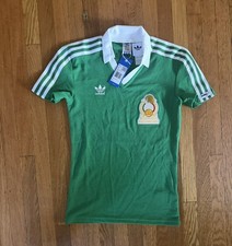 adidas Mexico National Team 1986 Home Jersey Polo Size XS
