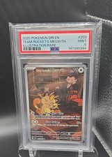 Team Rocket's Meowth 203/182 Sv10: Destined Rivals Holo on eBay