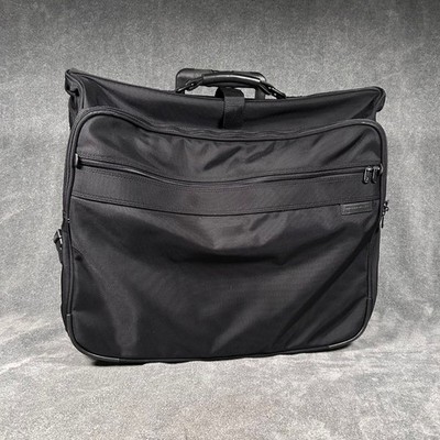 Briggs & Riley Suitcase Garment Bag  24'' Baseline Wheeled Rolling Black Nylon